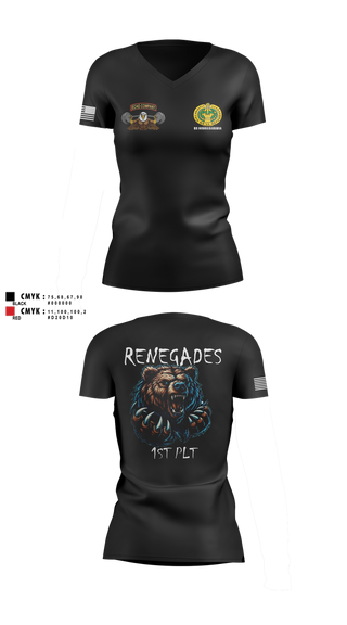 Womens Short Sleeve Vneck Shirt, Echo Company, , Teamtime, Team time, sublimation, custom sports apparel, team uniforms, spirit wear, spiritwear, sports uniforms, custom shirts, team store, custom team store, fundraiser sports, apparel fundraiser