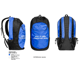 Gear Bag, West St John Elementary Rams, Softball, Teamtime, Team time, sublimation, custom sports apparel, team uniforms, spirit wear, spiritwear, sports uniforms, custom shirts, team store, custom team store, fundraiser sports, apparel fundraiser
