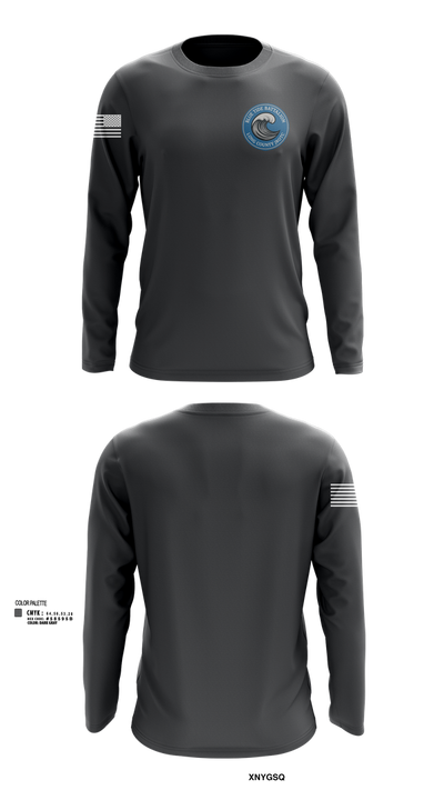 Blue Tide Battalion 71276449 Long Sleeve Performance Shirt 101