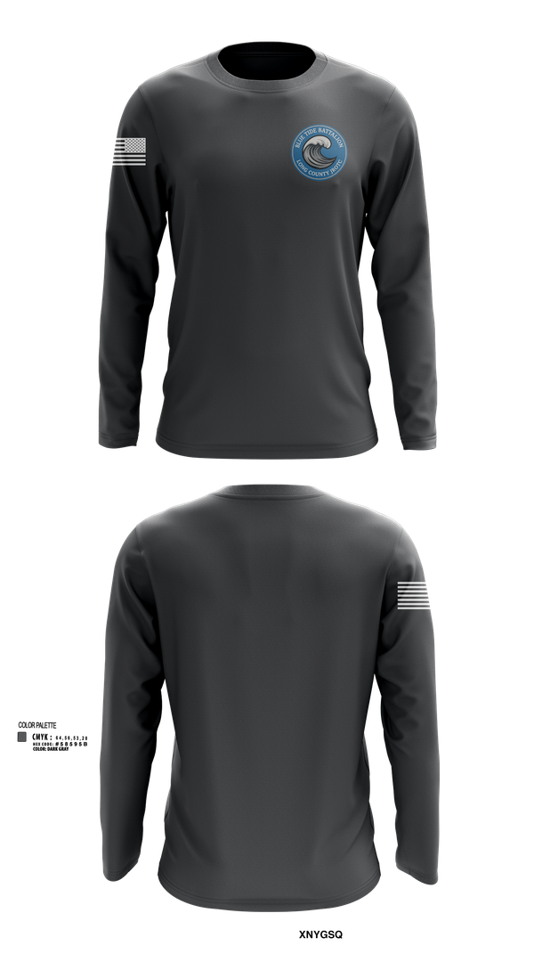 Long Sleeve Performance Shirt, Blue Tide Battalion, , Teamtime, Team time, sublimation, custom sports apparel, team uniforms, spirit wear, spiritwear, sports uniforms, custom shirts, team store, custom team store, fundraiser sports, apparel fundraiser