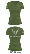 USAF Volunteer 95429734 Women's Short Sleeve V-neck Shirt - 48