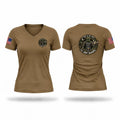 Shakopee Recruiting Station Women's Short Sleeve V-neck Shirt - 1