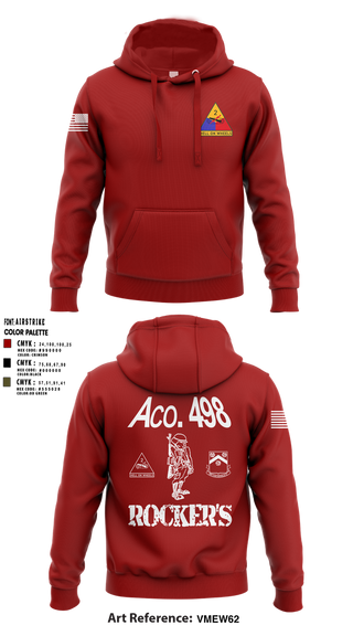 Hoodie, 498th SUP BN 2AD (FWD), Army, Teamtime, Team time, sublimation, custom sports apparel, team uniforms, spirit wear, spiritwear, sports uniforms, custom shirts, team store, custom team store, fundraiser sports, apparel fundraiser
