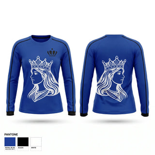 Long Sleeve Performance Shirt, Mason County Lady Royals, Women's Soccer, Teamtime, Team time, sublimation, custom sports apparel, team uniforms, spirit wear, spiritwear, sports uniforms, custom shirts, team store, custom team store, fundraiser sports, apparel fundraiser