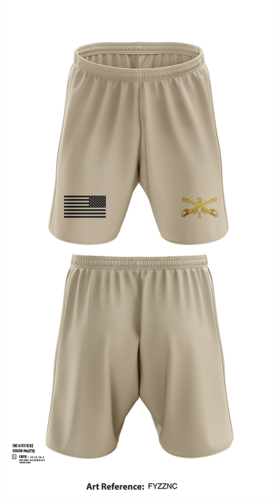 2nd Armored Cavalry Regiment 7857007 Athletic Shorts With Pockets - 102
