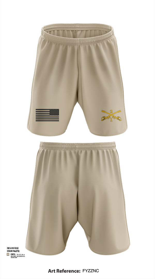 Athletic Shorts With Pockets, 2nd Armored Cavalry Regiment, , Teamtime, Team time, sublimation, custom sports apparel, team uniforms, spirit wear, spiritwear, sports uniforms, custom shirts, team store, custom team store, fundraiser sports, apparel fundraiser