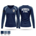 MTT Full Time Women's Long Sleeve V-neck Shirt - 1