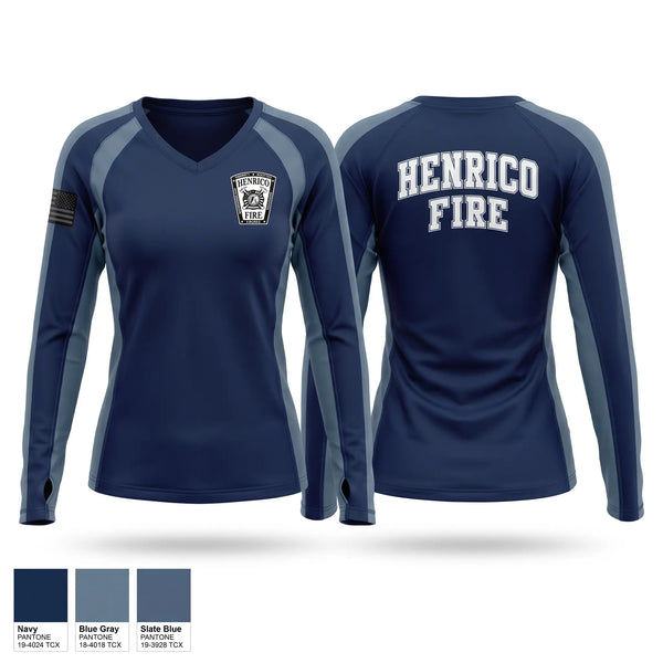 Womens Long Sleeve Vneck Shirt, MTT Full Time, Fire Department, Teamtime, Team time, sublimation, custom sports apparel, team uniforms, spirit wear, spiritwear, sports uniforms, custom shirts, team store, custom team store, fundraiser sports, apparel fundraiser