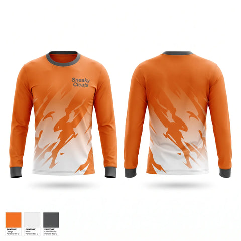Long Sleeve Performance Shirt, Sneaky Cleats, Softball, Teamtime, Team time, sublimation, custom sports apparel, team uniforms, spirit wear, spiritwear, sports uniforms, custom shirts, team store, custom team store, fundraiser sports, apparel fundraiser
