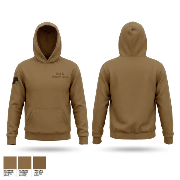 Hoodie, Det. D. 1-188th ADA, National Guard, Teamtime, Team time, sublimation, custom sports apparel, team uniforms, spirit wear, spiritwear, sports uniforms, custom shirts, team store, custom team store, fundraiser sports, apparel fundraiser