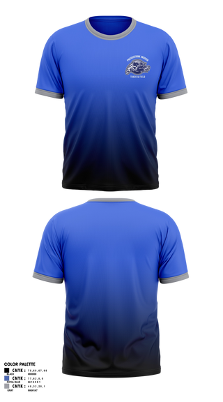 Short Sleeve Performance Shirt, Pasquotank County Panthers, Track & Field, Teamtime, Team time, sublimation, custom sports apparel, team uniforms, spirit wear, spiritwear, sports uniforms, custom shirts, team store, custom team store, fundraiser sports, apparel fundraiser