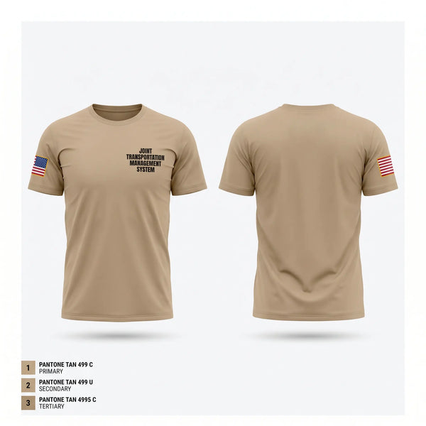 Old School Cotton Feel Shirt, Joint Transportation Management System, Air Force, Teamtime, Team time, sublimation, custom sports apparel, team uniforms, spirit wear, spiritwear, sports uniforms, custom shirts, team store, custom team store, fundraiser sports, apparel fundraiser