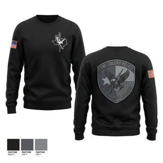 Crew Neck Sweatshirt, The Colony Police SWAT, Police, Teamtime, Team time, sublimation, custom sports apparel, team uniforms, spirit wear, spiritwear, sports uniforms, custom shirts, team store, custom team store, fundraiser sports, apparel fundraiser