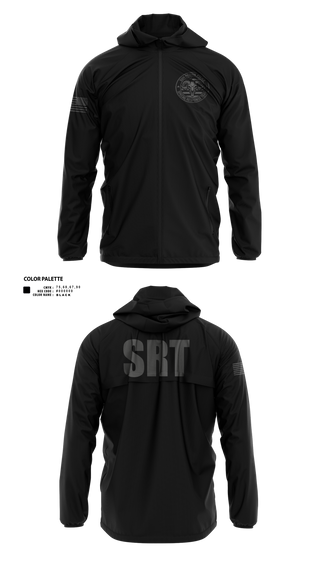 Windbreaker, SRT, Police, Teamtime, Team time, sublimation, custom sports apparel, team uniforms, spirit wear, spiritwear, sports uniforms, custom shirts, team store, custom team store, fundraiser sports, apparel fundraiser