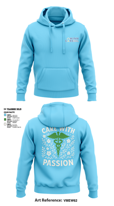 Hoodie, Minn Care Home Health, , Teamtime, Team time, sublimation, custom sports apparel, team uniforms, spirit wear, spiritwear, sports uniforms, custom shirts, team store, custom team store, fundraiser sports, apparel fundraiser