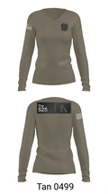 525th MWD DET 63817559 Women's Long Sleeve V-neck Shirt - 11