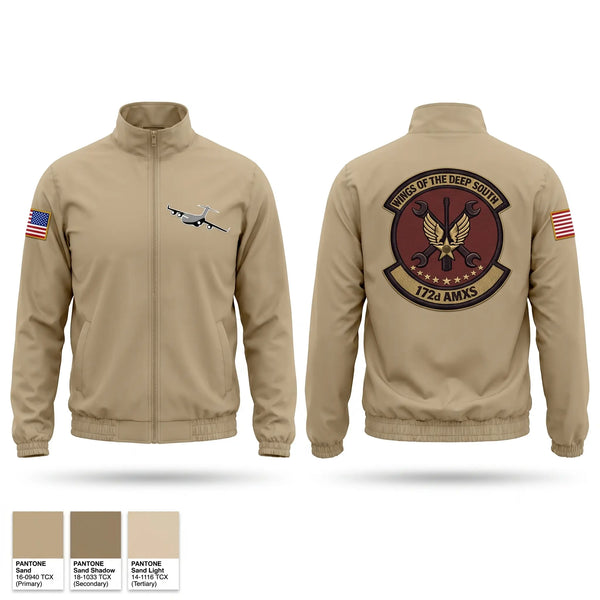 Windbreaker, 172nd AMXS, Air Force, Teamtime, Team time, sublimation, custom sports apparel, team uniforms, spirit wear, spiritwear, sports uniforms, custom shirts, team store, custom team store, fundraiser sports, apparel fundraiser
