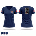 Morton emt 10126491 Women's Short Sleeve V-neck Shirt - 1
