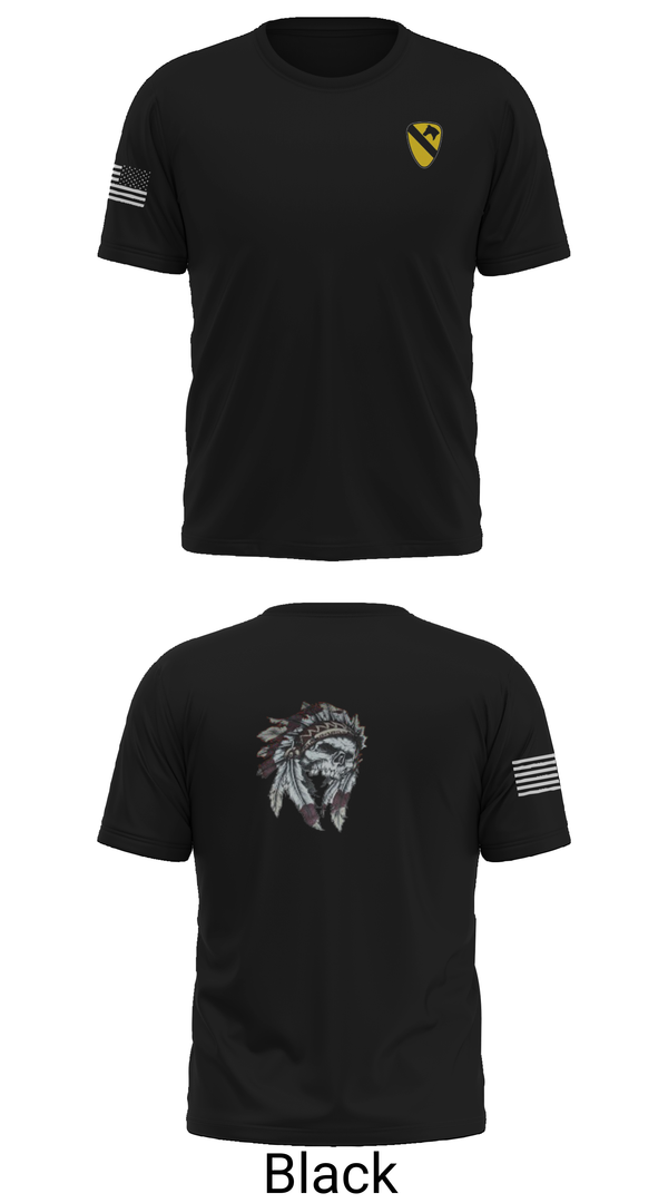 Short Sleeve Performance Shirt, 6-9 Cavalry Regiment, , Teamtime, Team time, sublimation, custom sports apparel, team uniforms, spirit wear, spiritwear, sports uniforms, custom shirts, team store, custom team store, fundraiser sports, apparel fundraiser
