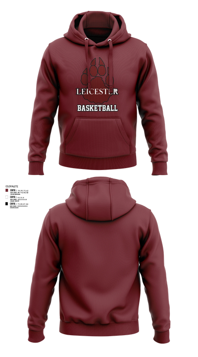 Leicester High School Basketball 1950445 Hoodie - 6 (1)