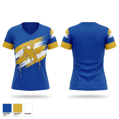 Vaqueros Women's Short Sleeve V-neck Shirt - 1