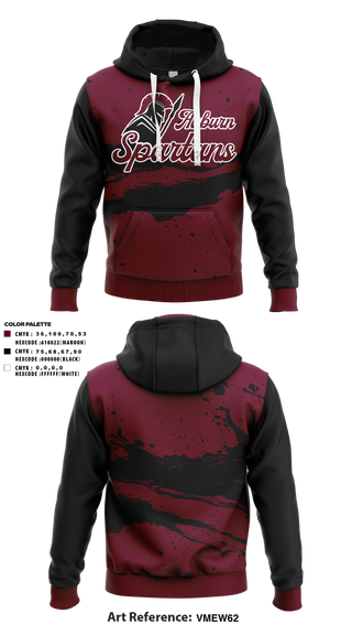 Hoodie, Auburn Spartans, , Teamtime, Team time, sublimation, custom sports apparel, team uniforms, spirit wear, spiritwear, sports uniforms, custom shirts, team store, custom team store, fundraiser sports, apparel fundraiser
