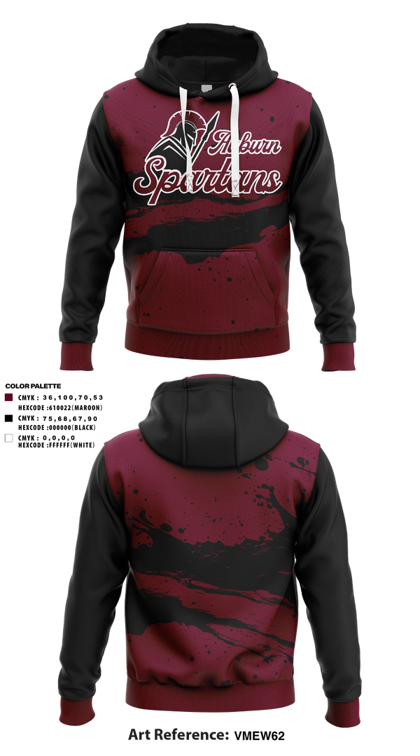 Hoodie, Auburn Spartans, , Teamtime, Team time, sublimation, custom sports apparel, team uniforms, spirit wear, spiritwear, sports uniforms, custom shirts, team store, custom team store, fundraiser sports, apparel fundraiser
