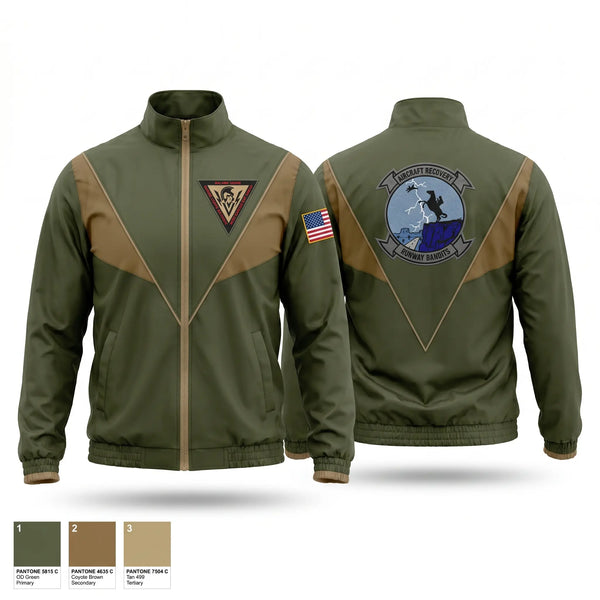 Windbreaker, Aircraft Recovery, Marines, Teamtime, Team time, sublimation, custom sports apparel, team uniforms, spirit wear, spiritwear, sports uniforms, custom shirts, team store, custom team store, fundraiser sports, apparel fundraiser