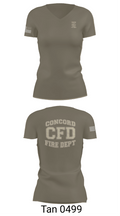 Concord Fire Department 12891860 Women's Short Sleeve V-neck Shirt - 6