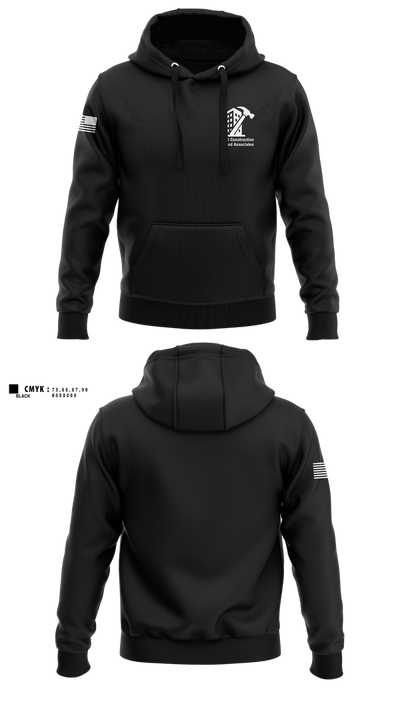 JD Construction and Associates 93502182 Hoodie - 1