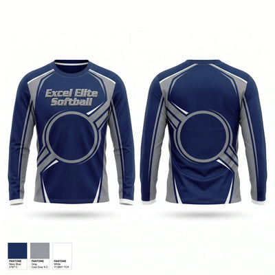 Excel Elite Softball Long Sleeve Performance Shirt - 1