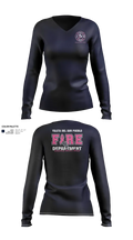 Tribal Fire Department 71882774 Women's Long Sleeve V-neck Shirt - 22
