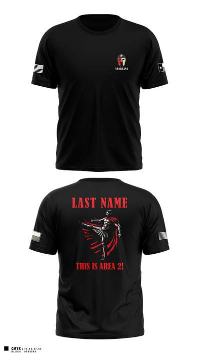 AREA 2, 12TH BN ARCG 59742931 Short Sleeve Performance Shirt - 8