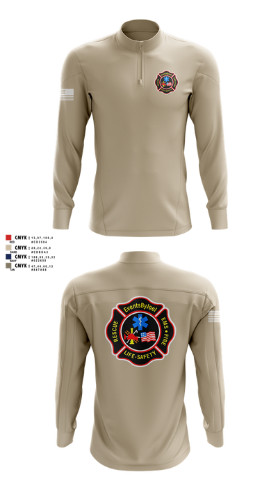 EventsByJoel 45028039 Quarter Zip Jacket - 4