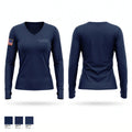 SPECIAL OPERATIONS REACTION TEAM Women's Long Sleeve V-neck Shirt - 1