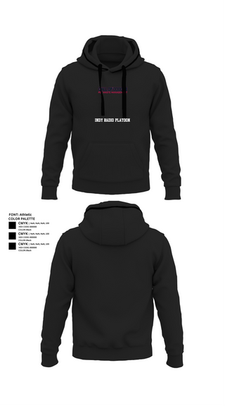Hoodie, Indy Radio Platoon, , Teamtime, Team time, sublimation, custom sports apparel, team uniforms, spirit wear, spiritwear, sports uniforms, custom shirts, team store, custom team store, fundraiser sports, apparel fundraiser