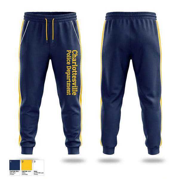 Sweatpants, Charlottesville Police Department, Police, Teamtime, Team time, sublimation, custom sports apparel, team uniforms, spirit wear, spiritwear, sports uniforms, custom shirts, team store, custom team store, fundraiser sports, apparel fundraiser
