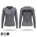 Southern Ambulance Transport 61474019 Women's Long Sleeve V-neck Shirt - 2
