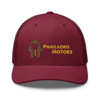 Pharaohs motors Retro Trucker Hat | Yupoong 6606