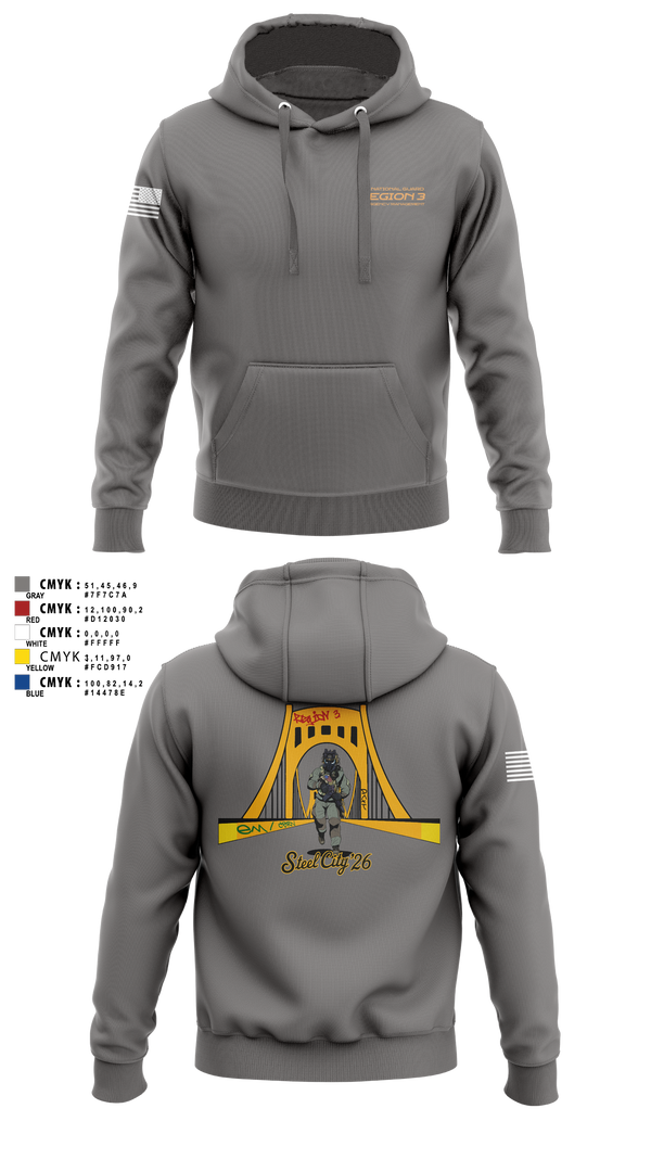 Hoodie, 171st Emergency Management Flight, , Teamtime, Team time, sublimation, custom sports apparel, team uniforms, spirit wear, spiritwear, sports uniforms, custom shirts, team store, custom team store, fundraiser sports, apparel fundraiser