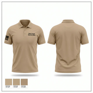 Short Sleeve Performance Polo, Dane County Sheriff’s Office, Police, Teamtime, Team time, sublimation, custom sports apparel, team uniforms, spirit wear, spiritwear, sports uniforms, custom shirts, team store, custom team store, fundraiser sports, apparel fundraiser