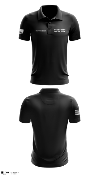 Short Sleeve Performance Polo, SCOTT CITY POLICE DEPT., Police, Teamtime, Team time, sublimation, custom sports apparel, team uniforms, spirit wear, spiritwear, sports uniforms, custom shirts, team store, custom team store, fundraiser sports, apparel fundraiser