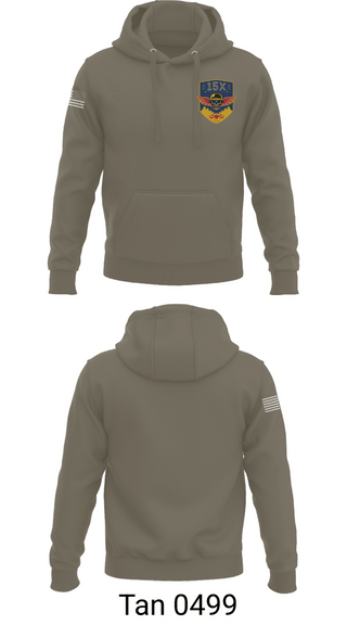Hoodie, B.CO 2/13th 15X, Army, Teamtime, Team time, sublimation, custom sports apparel, team uniforms, spirit wear, spiritwear, sports uniforms, custom shirts, team store, custom team store, fundraiser sports, apparel fundraiser