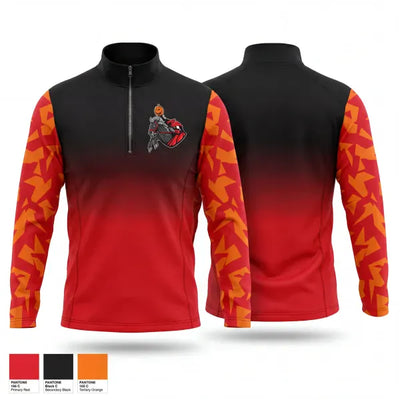 Sleepy Hollow High School Softball 63999687 Quarter Zip Jacket - 1