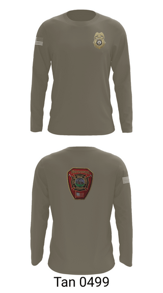 Long Sleeve Performance Shirt, Falls Church Fire Marshal, Fire Department, Teamtime, Team time, sublimation, custom sports apparel, team uniforms, spirit wear, spiritwear, sports uniforms, custom shirts, team store, custom team store, fundraiser sports, apparel fundraiser