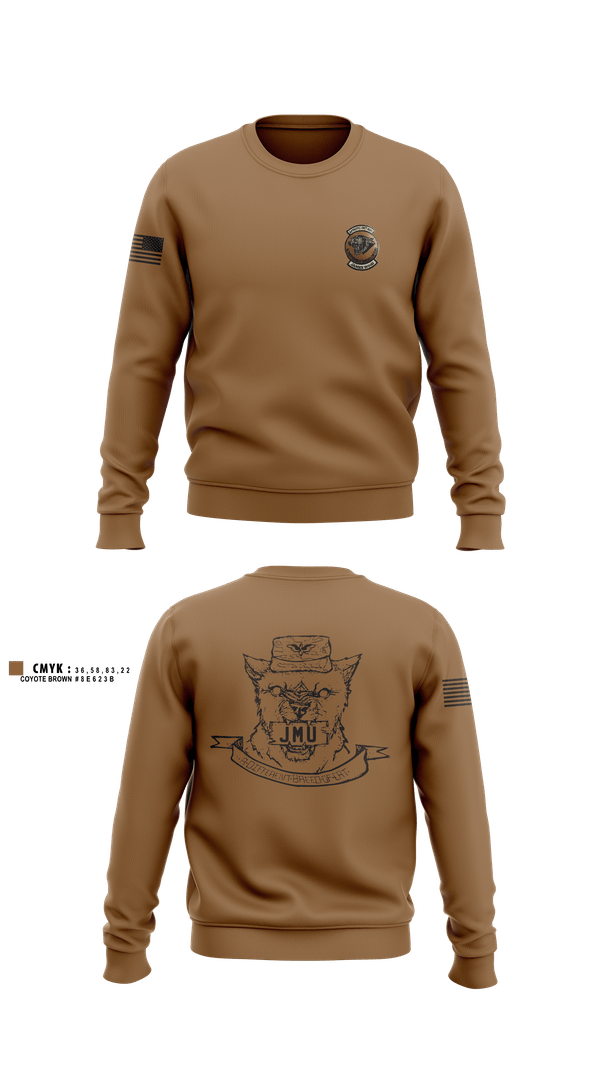 Crew Neck Sweatshirt, DET 890 JMU, Air Force, Teamtime, Team time, sublimation, custom sports apparel, team uniforms, spirit wear, spiritwear, sports uniforms, custom shirts, team store, custom team store, fundraiser sports, apparel fundraiser