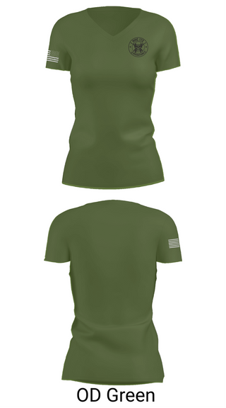 Womens Short Sleeve Vneck Shirt, HHC 172, Army, Teamtime, Team time, sublimation, custom sports apparel, team uniforms, spirit wear, spiritwear, sports uniforms, custom shirts, team store, custom team store, fundraiser sports, apparel fundraiser