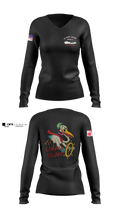 MSV 12927100 Women's Long Sleeve V-neck Shirt - 3