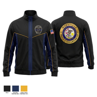 Windbreaker, Maryville IL Police Department, Police, Teamtime, Team time, sublimation, custom sports apparel, team uniforms, spirit wear, spiritwear, sports uniforms, custom shirts, team store, custom team store, fundraiser sports, apparel fundraiser