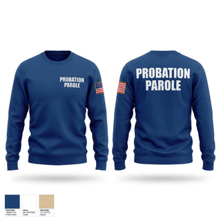 Crew Neck Sweatshirt, Probation & Parole, Police, Teamtime, Team time, sublimation, custom sports apparel, team uniforms, spirit wear, spiritwear, sports uniforms, custom shirts, team store, custom team store, fundraiser sports, apparel fundraiser